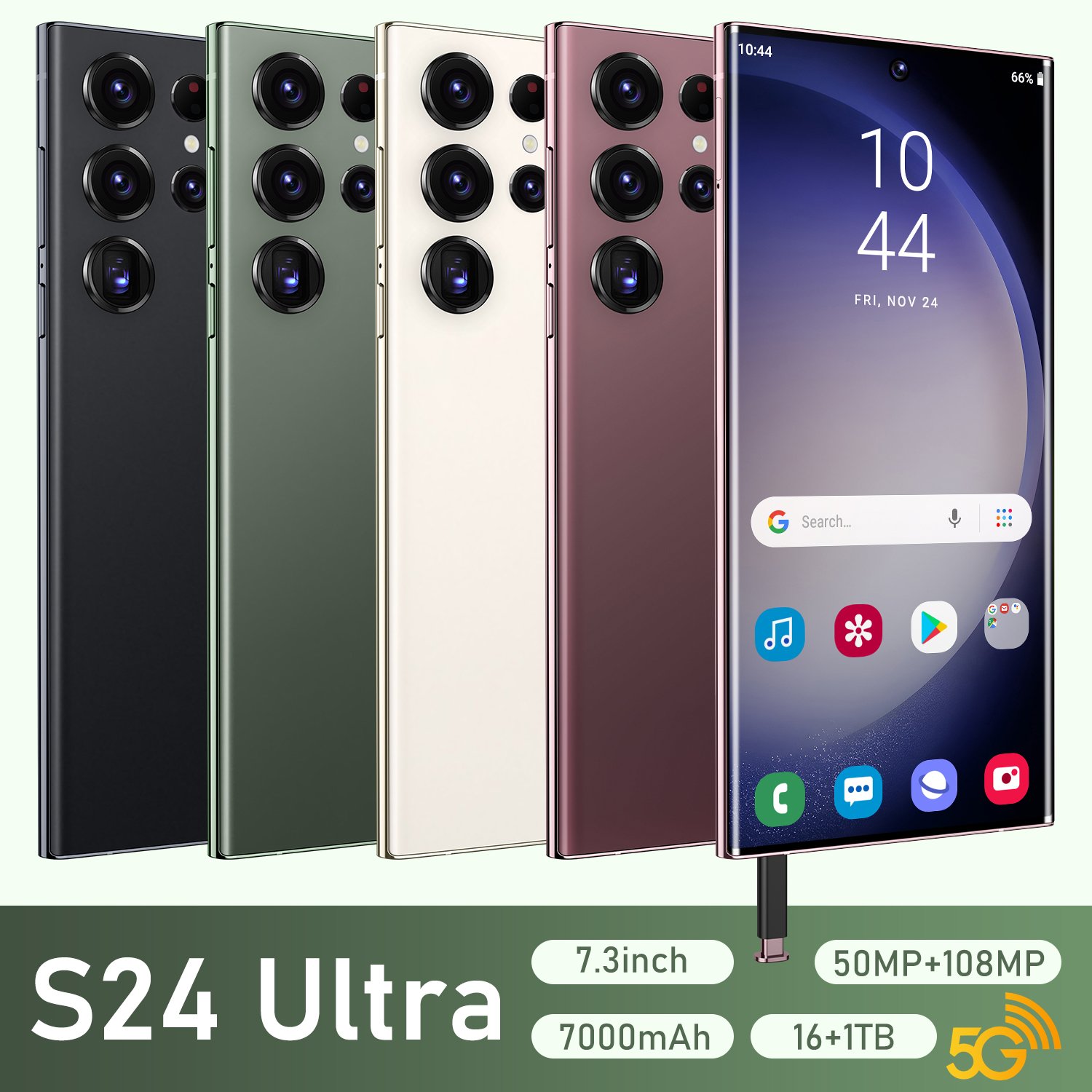 2024 Original Android 13 s24 ultra phone Smartphone 16+1TB Mobile Phone Cell Gaming Phone 5G smartphone 3G&4G cellphone